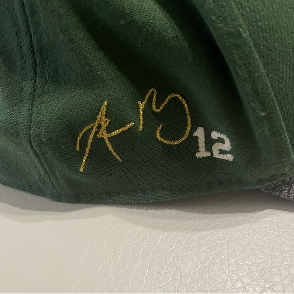 New Era bundle of Green Bay packers Green and Gray Hats Aaron Rodger size medium - Picture 4 of 13